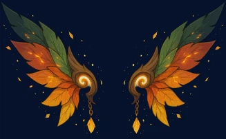 Autumn Leaf Wings