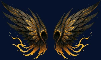 Obsidian Ember Wings