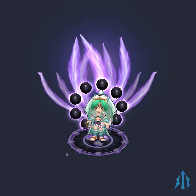 Nine-Tail Inferno Violet